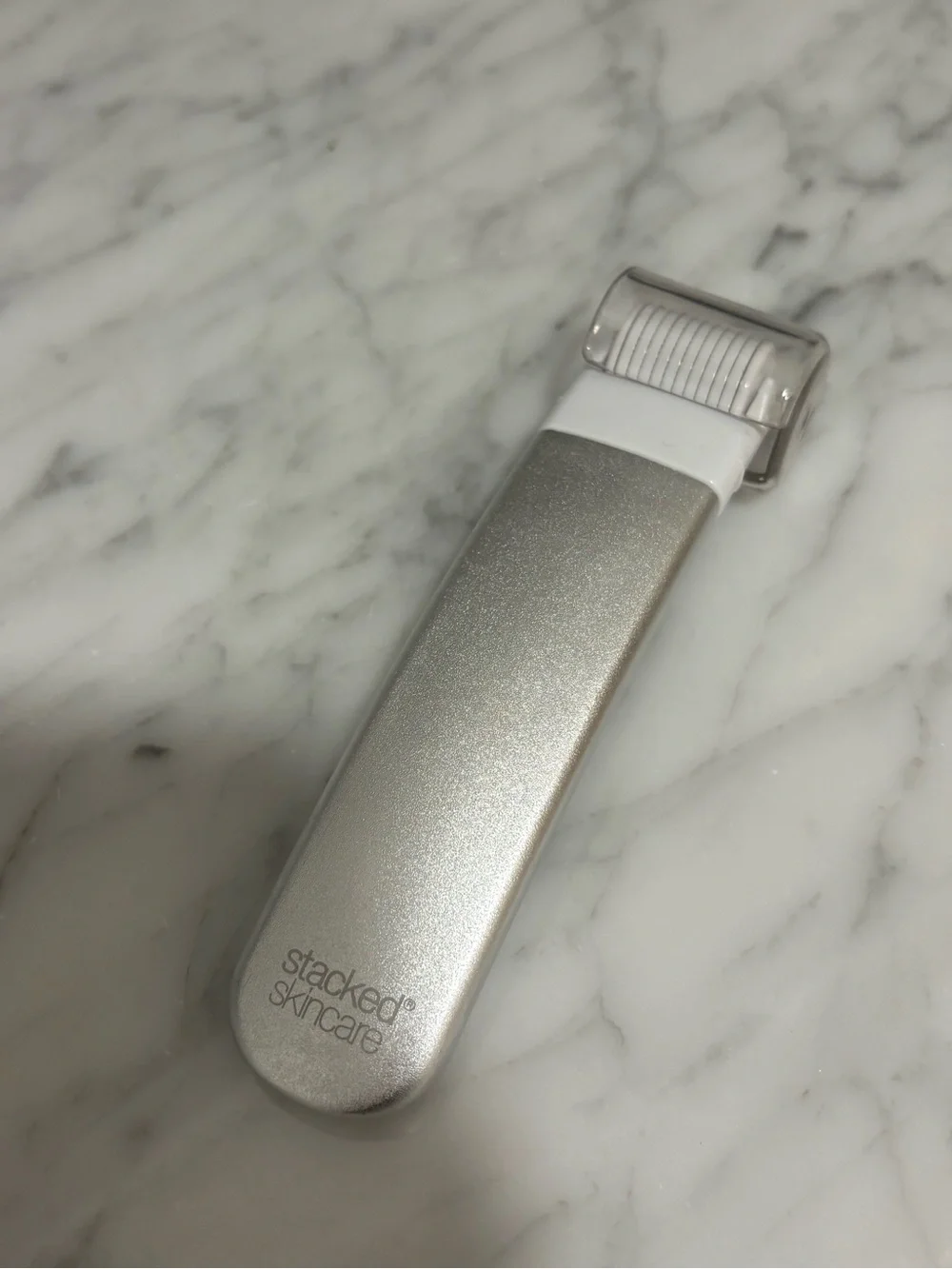 StackedSkincare Silver MICRONEEDLING FACE TOOL